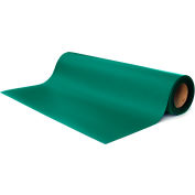 Transforming Tech MT4500 Series ESD Rubber Matting, 0.80" Thick, 30"W Full 50 Ft Roll, Green