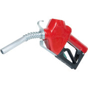 Fill-Rite N075UAU10,3/4" Auto Nozzle w/Hook,Unleaded Gasoline,Red, 2,5-14,5 GPM,End of Delivery Hose