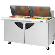 Super série Deluxe - Mega Top Sandwich/salade Table 60-1/4" W - porte 2