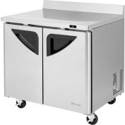 Turbo Air TWR-36SD Super Deluxe Series - Worktop Refrigerator 36-1/3"W - 2 Door