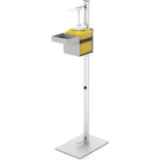 Global Industrial™ Distributeur de condiments sans contact, Argent