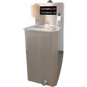 Tuff Wash 20 - Touchless Cold Water Hand Washing Station 5 Gal. w/ Towel and Soap Holder - TW20-C