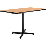 Table de pause Interion®, 48"L x 30"L x 29"H, Chêne