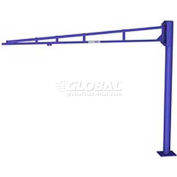 Gorbel® LD Free Standing Tool Solutions Jib Crane, 10' Span & 10' Height Under Boom, 150 Lb Cap
