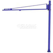 Gorbel® LD Free Standing Tool Solutions Jib Crane, 8' Span & 8' Height Under Boom, 50 Lb Cap