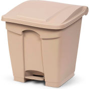 Toter Fire Retardant Step On Container, 8 Gallon, Beige - SOF08-00BEI
