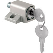 Prime-Line® Sliding Door Keyed Lock, Push-In, Aluminum Finish, U 9861