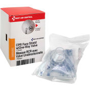 Écran facial CPR central SmartCompliance® de premiers soins avec valve unidirectionnelle, recharge