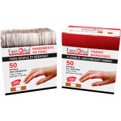 Bandages en tissu adhésif First Aid Central™, 1 » x 3 », 50/Boîte