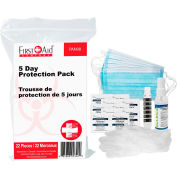 Pack de protection individuelle EPI central de™ 5 jours pour les premiers soins