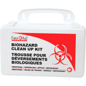 First Aid Central™ Deluxe Biohazard Spill Clean-Up Kit, étui en plastique