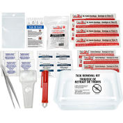 Kit central de retrait des tiques de premiers soins, étui en™ plastique