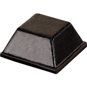 Pare-chocs en caoutchouc pour les appareils - carré - noir - 0,230" H x W - BS03 - Pkg 0,500" de 5000