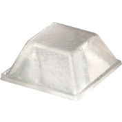 Pare-chocs en caoutchouc pour les appareils - carré - clair - 0,230" H x W - BS03 - Pkg 0,500" de 5000