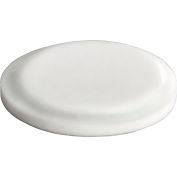 Pieds en caoutchouc antidérapants - cylindrique plat - blanc - 0,060" H x 0,500" W - BS05 - Pkg de 5000
