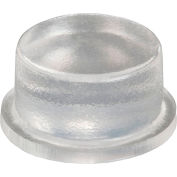Pieds en caoutchouc antidérapants - sommet plat cylindrique - effacer - 0,250" H x W - BS06 - Pkg 0,500" de 5000