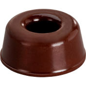 Butoir de porte en caoutchouc et mur protecteur - encastré - Brown - 0,400" H x W - BS17 - Pkg de 0,880" de 1440