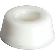 Butoir de porte en caoutchouc et mur protecteur - encastré - blanc - 0,400" H x 0,880" W - BS17 - Pkg de 1440