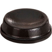 Butoir de porte en caoutchouc et mur protecteur - encastré - noir - 0,140" H x W - BS18 - Pkg de 0,500" de 5000