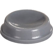 Butoir de porte en caoutchouc et mur protecteur - encastré - Gray - 0,140" H x 0,500" W - BS18 - Pkg de 5000