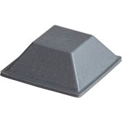 Garniture de butoir en caoutchouc pour appareils - Square - Gray - 0,300" H x 0,810" W - BS19 - Pkg de 2646