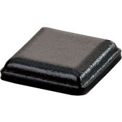 Pare-chocs en caoutchouc pour les appareils - carré - noir - 0,100" H x W - BS20 - Pkg 0,400" de 5082