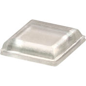 Pare-chocs en caoutchouc pour les appareils - carré - clair - 0,100" H x W - BS20 - Pkg 0,400" de 5082