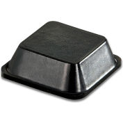 Pare-chocs en caoutchouc pour les appareils - carré - noir - 0,250" H x W - BS29 - Pkg 0,780" de 2940