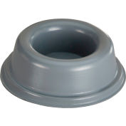 Butoir de porte en caoutchouc et mur protecteur - encastré - Gray - 0,600" H x 1,810" W - BS30 - Pkg de 500