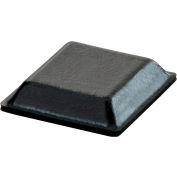 Pare-chocs en caoutchouc pour les appareils - carré - noir - 0,120" H x W - BS32 - Pkg 0,500" de 5000