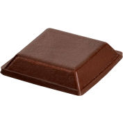 Garniture de butoir en caoutchouc pour appareils - Square - Brown - 0,120" H x 0,500" W - BS32 - Pkg de 5000
