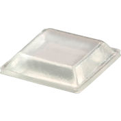 Pare-chocs en caoutchouc pour les appareils - carré - clair - 0,120" H x W - BS32 - Pkg 0,500" de 5000
