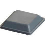 Garniture de butoir en caoutchouc pour appareils - Square - Gray - 0,120" H x 0,500" W - BS32 - Pkg de 5000