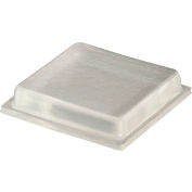 Pare-chocs en caoutchouc pour les appareils - carré - clair - 0,180" H x W - BS36 - Pkg 1,000" de 2310