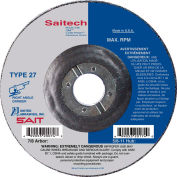 Depressed Center Wheel T27 Saitech 7" x 1/4" x 7/8" Ceramic Alum Ox. - United Abrasives - Sait 20084 - Pkg Qty 25