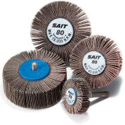 2A Flap Wheel 1" x 3/4" x 1/4"-20 80 Grit Aluminum Oxide - United Abrasives - Sait 71001, qté par paquet : 10