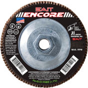 Encore Flap Disc T27 Encore 4-1/2" x 5/8-11" 120 Grit Zirconium - United Abrasives - Sait 71221 - Pkg Qty 10