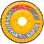 Ovation, disque Flap T27 5-1/4 "x 7/8" 60 Grit Zirconium - Unis abrasifs - Sait 72209, qté par paquet : 10