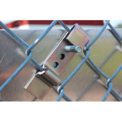 Accuform HSR270 Sign Holder Bracket for Fences, 4-1/2"x3-1/2"x1", Steel