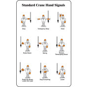 Accuform LKC203SP Wallet Card, Standard Crane Hand Signals, 25/Pack