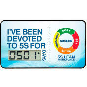 Accuform SCD501 portable Digi-Day® tableau de bord - j’ai été consacrée à 5 s
