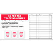 Accuform TAC501 Red Tag Tracking Center, Aluminum, 16" x 36"