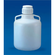 United Scientific Carboy, Autoclavable, PP, 20 Liter Capacity, White