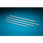 United Scientific™ Plastic Stirring Rods, PP, 10"L x 1/4" Dia., White, Pack of 12