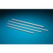 United Scientific Plastic Stirring Rods, PP, 10"L x 1/4" Dia., White, Pack of 12