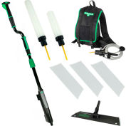 Unger Excella 18" Floor Finishing Kit, 52" Handle - Microfiber - EFKT3