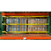 Adrian's Safety Solutions Rack Safety Strap For 120" Bay, Standard Attachment, 0.90 lbs., Yellow