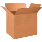 Global Industrial™ Multi Depth Cardboard Corrugated Boxes, 28"L x 20"W x 24"H, Kraft - Pkg Qty 20