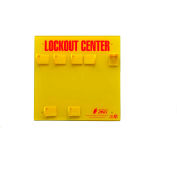 ZING RecycLockout Lockout Station, 3 Padlock, Unstocked, 7113E