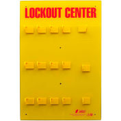 ZING RecycLockout Lockout Station, 12 Padlock, Unstocked, 7115E